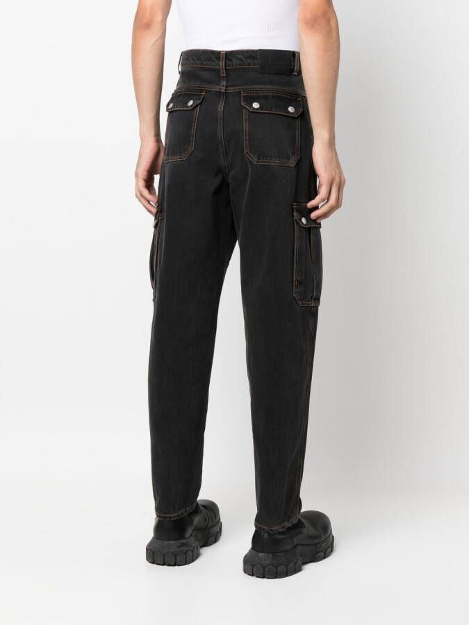 Alexander McQueen Jeans met toelopende pijpen Grijs