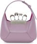 Alexander McQueen Kleine Jewelled shopper Roze - Thumbnail 2