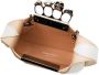 Alexander McQueen The Jewelled Hobo leren mini tas Wit - Thumbnail 4
