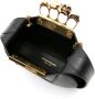 Alexander McQueen The Jewelled Hobo leren mini tas Zwart - Thumbnail 4