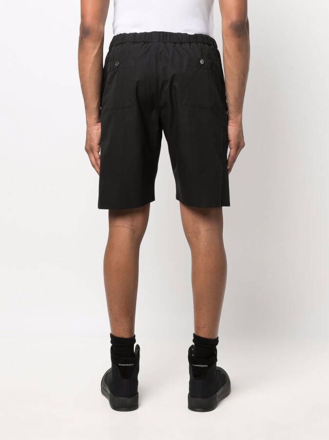 Alexander McQueen Katoenen bermuda shorts Zwart