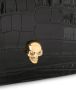Alexander McQueen Skull kleine crossbodytas Zwart - Thumbnail 4