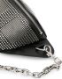 Alexander McQueen Leren messengertas verfraaid met studs Zwart - Thumbnail 3