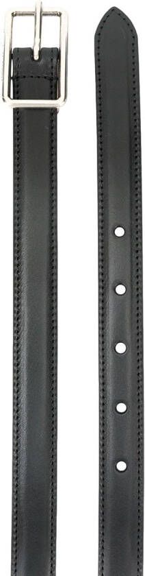 Alexander McQueen Leren riem Zwart