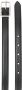 Alexander McQueen Leren riem Zwart - Thumbnail 2