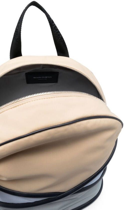Alexander McQueen Leren rugzak Beige