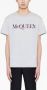 Alexander McQueen T-shirt met geborduurd logo Grijs - Thumbnail 5