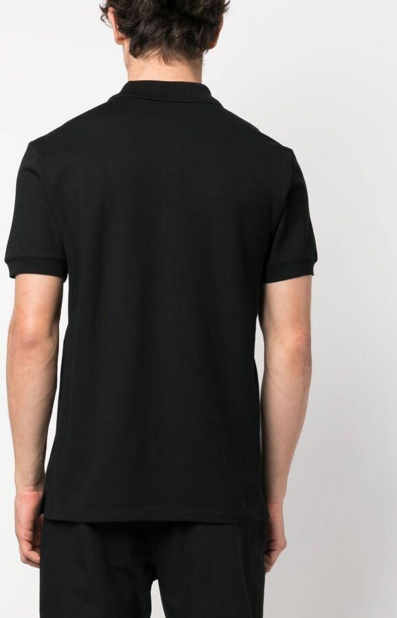 Alexander McQueen Poloshirt met logopatch Zwart
