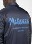Alexander McQueen Bomberjack met logoprint Blauw - Thumbnail 5