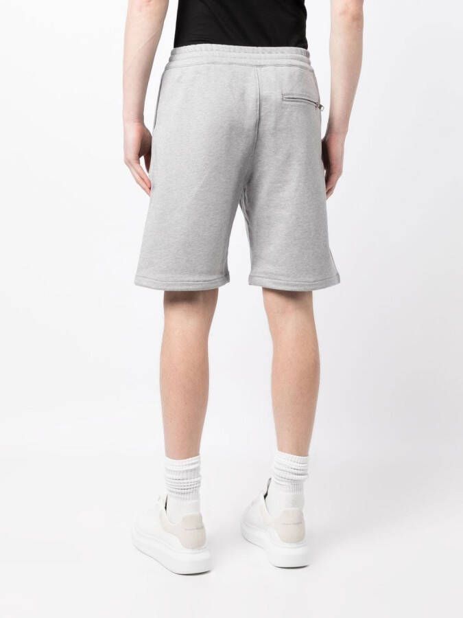 Alexander McQueen Trainingsshorts met logoprint Grijs
