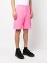 Alexander McQueen Trainingsshorts met graffiti-print Roze - Thumbnail 3