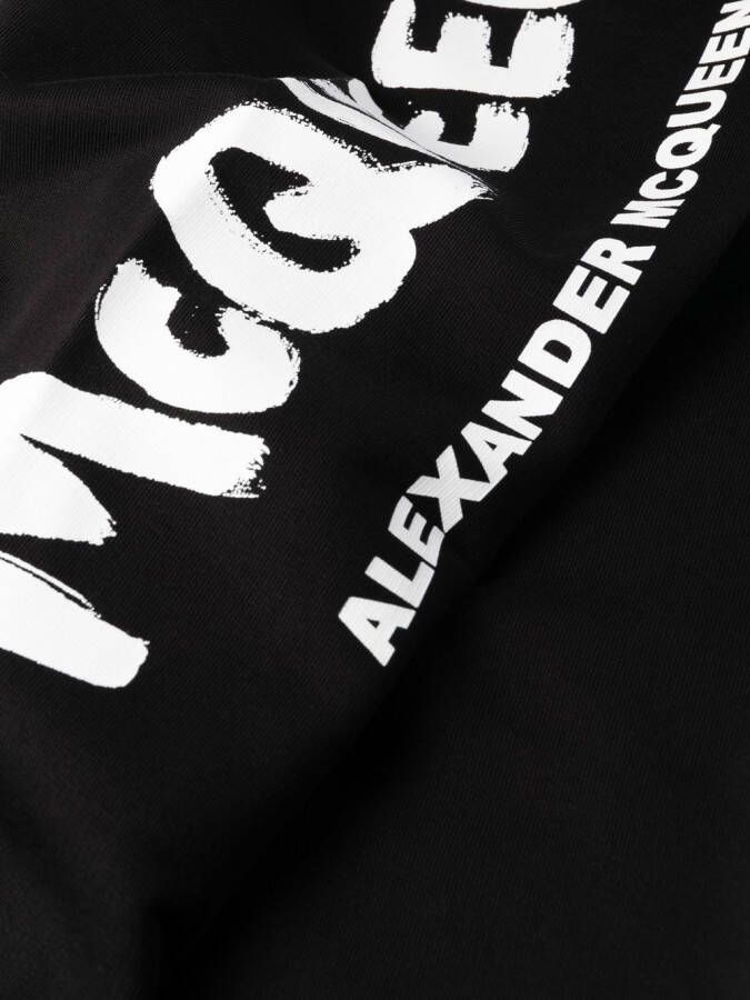 Alexander McQueen Trainingsbroek met logoprint Zwart