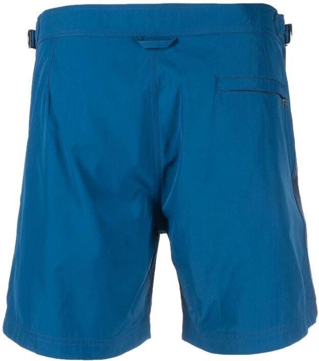 Alexander McQueen Straight shorts Blauw