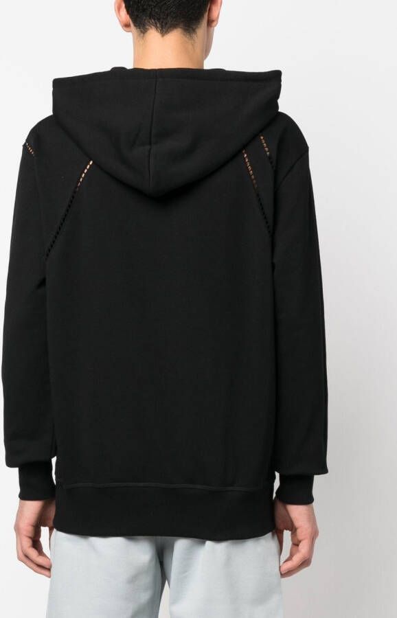 Alexander McQueen Katoenen hoodie Zwart
