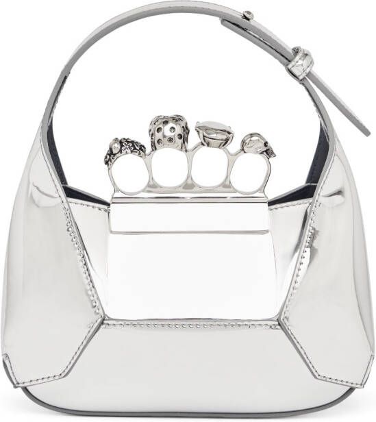 Alexander McQueen Hobo kleine tas Zilver