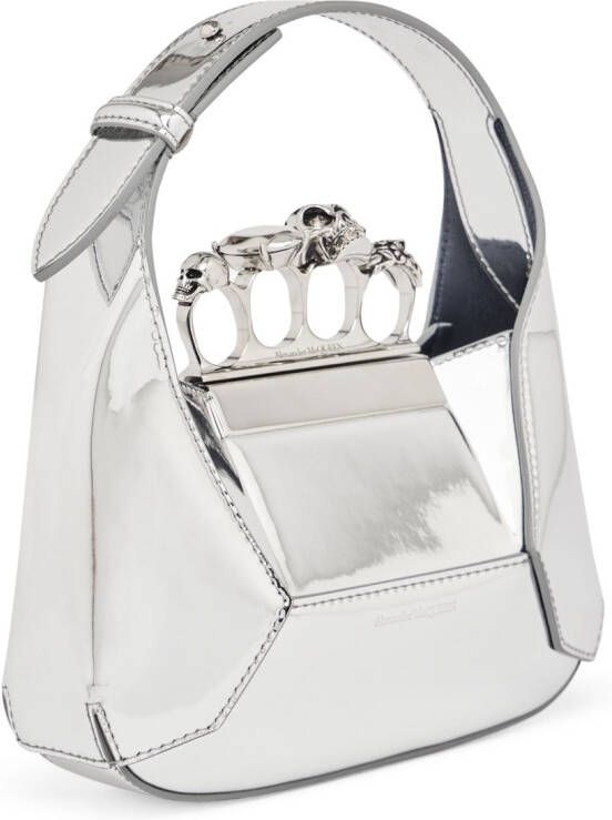 Alexander McQueen Hobo kleine tas Zilver
