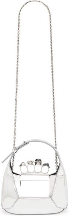 Alexander McQueen Hobo kleine tas Zilver