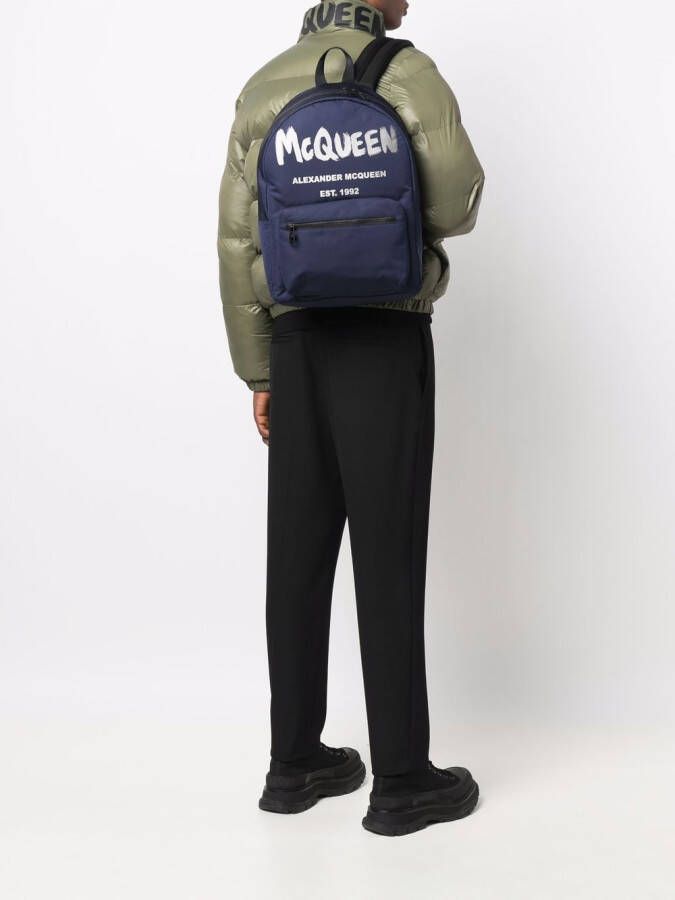 Alexander McQueen Metropolitan rugzak Blauw