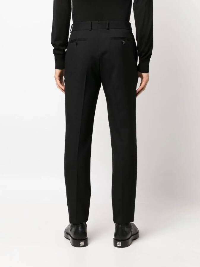 Alexander McQueen Mid waist pantalon Zwart