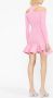 Alexander McQueen Midi-jurk met open schouders Roze - Thumbnail 3