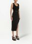 Alexander McQueen Midi-jurk met print Zwart - Thumbnail 3