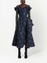 Alexander McQueen Midi-jurk met print Zwart - Thumbnail 2