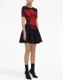 Alexander McQueen Mini-jurk met bloemjacquard Zwart - Thumbnail 3
