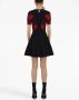 Alexander McQueen Mini-jurk met bloemjacquard Zwart - Thumbnail 4