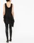 Alexander McQueen Mini-jurk met diepe ronde hals Zwart - Thumbnail 4