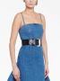 Alexander McQueen Mini-jurk met V-hals Blauw - Thumbnail 5