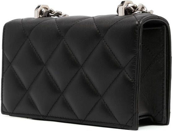 Alexander McQueen Jewelled kleine crossbodytas Zwart