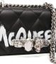 Alexander McQueen Jewelled kleine crossbodytas Zwart - Thumbnail 4