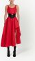 Alexander McQueen Mouwloze maxi-jurk Rood - Thumbnail 2