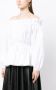 Alexander McQueen Off-shoulder blouse Wit - Thumbnail 3