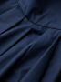 Alexander McQueen Off-shoulder midi-jurk Blauw - Thumbnail 5