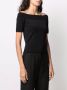 Alexander McQueen Off-shoulder gebreide top Zwart - Thumbnail 3
