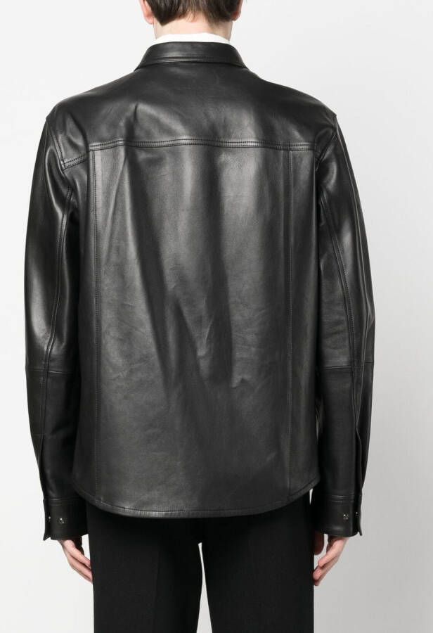 Alexander McQueen Overhemd met borstzak Zwart