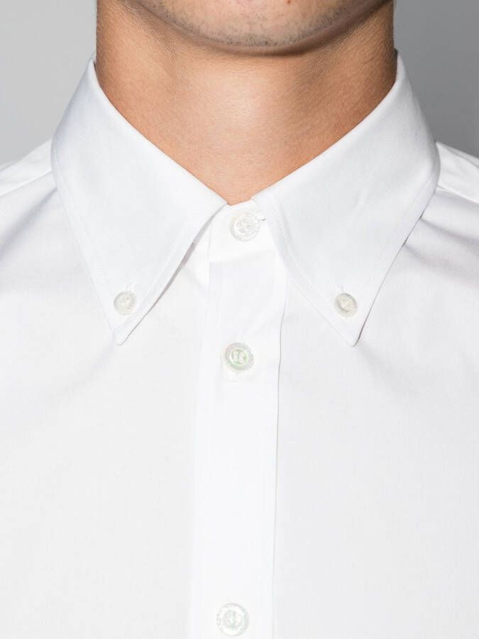 Alexander McQueen Overhemd met korte mouwen Wit
