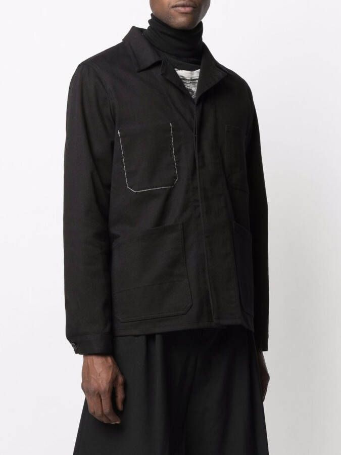 Alexander McQueen Overhemd met logoprint Zwart