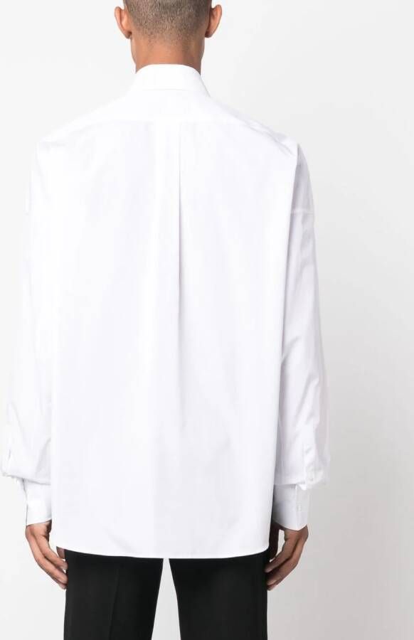 Alexander McQueen Overhemd met puntige kraag Wit