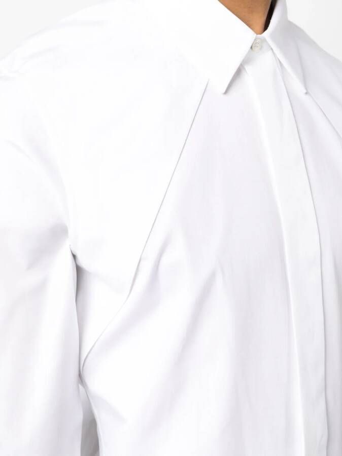 Alexander McQueen Overhemd met vlakken Wit