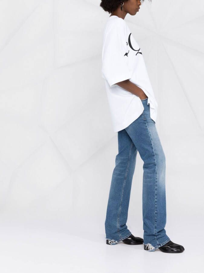 Alexander McQueen Oversized T-shirt Wit
