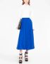 Alexander McQueen Zijden midi-rok met plooien Blauw - Thumbnail 2
