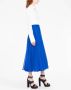 Alexander McQueen Zijden midi-rok met plooien Blauw - Thumbnail 4