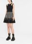 Alexander McQueen Plooirok met zigzagpatroon Zwart - Thumbnail 2