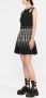 Alexander McQueen Plooirok met zigzagpatroon Zwart - Thumbnail 3