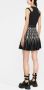 Alexander McQueen Plooirok met zigzagpatroon Zwart - Thumbnail 4