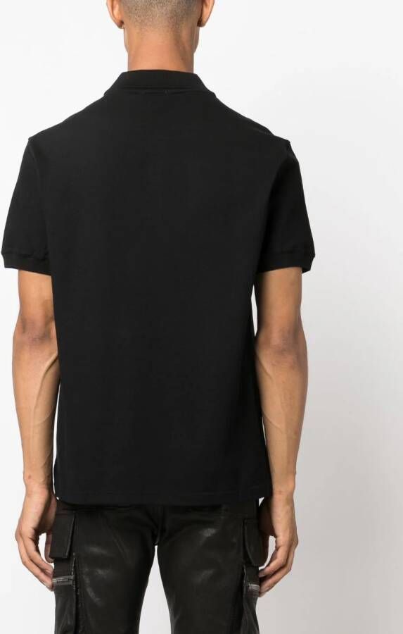 Alexander McQueen Poloshirt met geborduurd logo Zwart