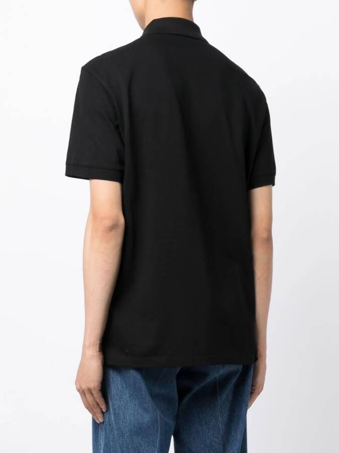 Alexander McQueen Poloshirt met logoband Zwart