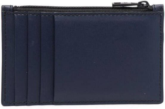 Alexander McQueen Portemonnee met logoprint Blauw